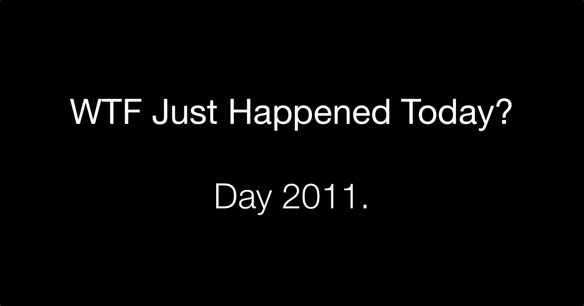 Day 2011: The clock is ticking.