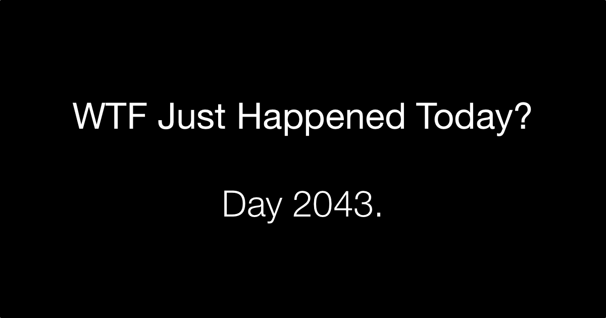 Day 2043: “The right attitude.”